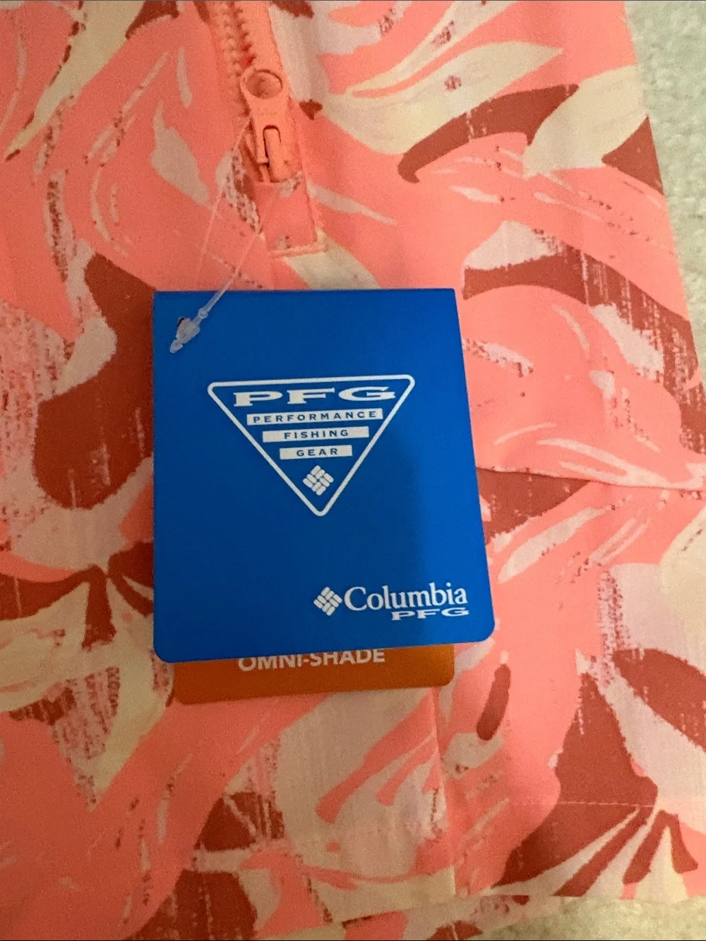 Columbia Women’s Coral Pink Patterned Athletic Shorts